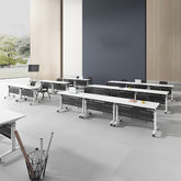時尚折疊式可組合培訓枱 Fashionable Folding Combination Training Desk 香港辦公室傢俬及設計工程中心 Branding Works Furniture & Office Design
